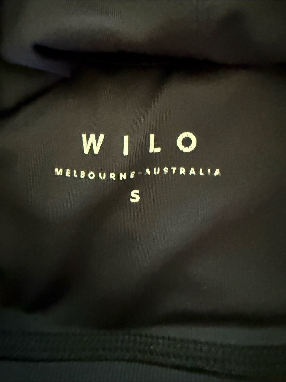 WILO The Label Black Ribbed Activewear Set Sports Bra S Leggings M - Picture 4 of 8